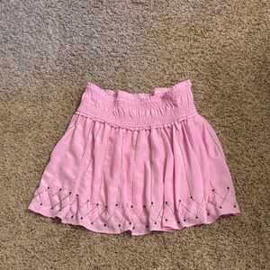 C&CO Women’s Pink Beaded Skirt Pink Size Medium